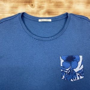 MARINE LAYER Men's Contrasting Pocket Tee Sz L